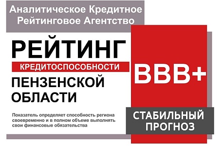 Подтвержден кредитный рейтинг Пензенской области Подтвержден кредитный рейтинг Пензенской области
